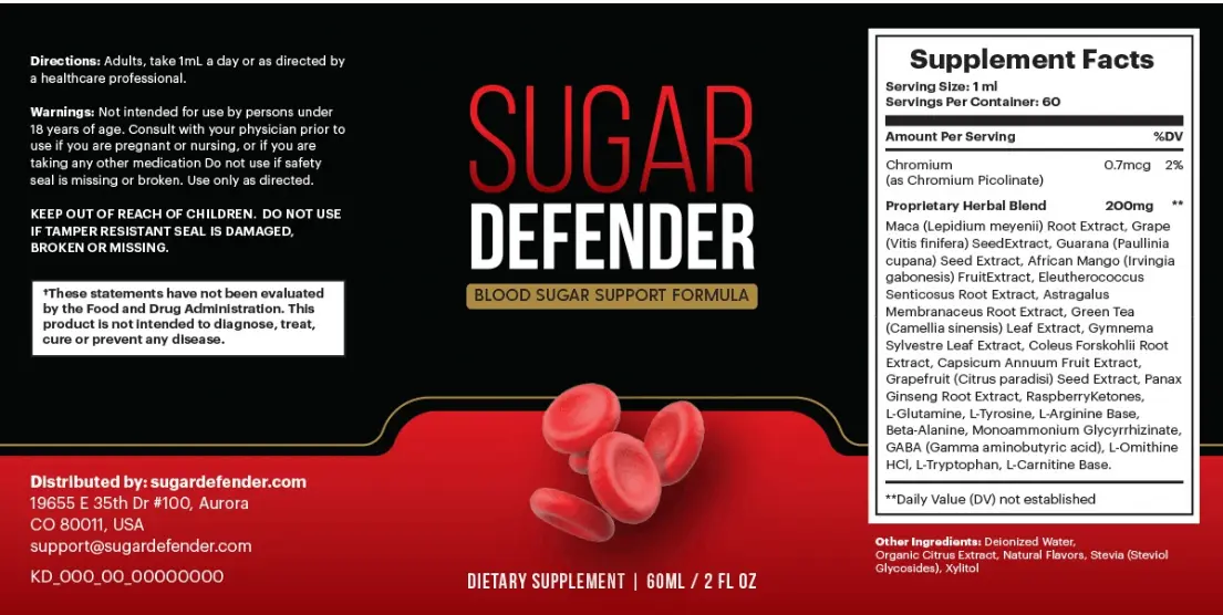 sugar defender supplement